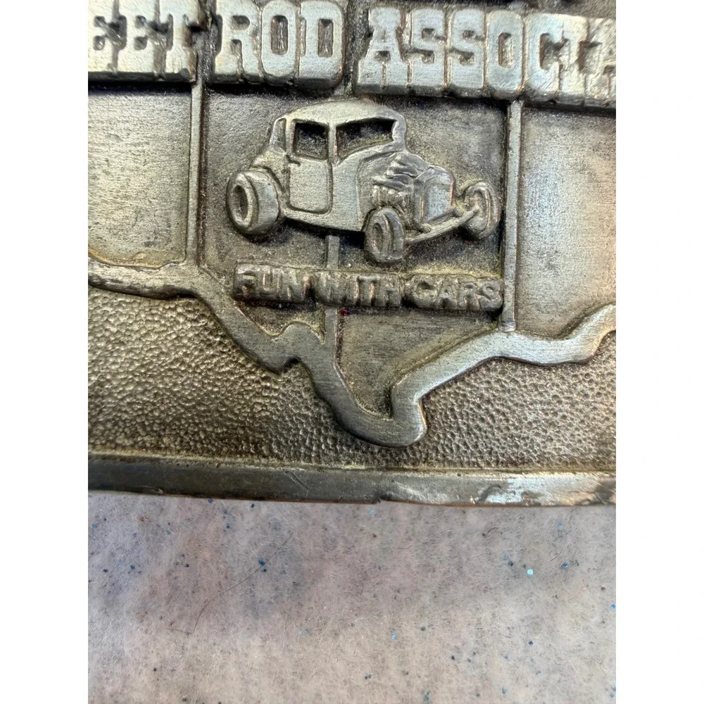 Vintage National Street Rod Association NSRA Special Edition Car Belt Buckle